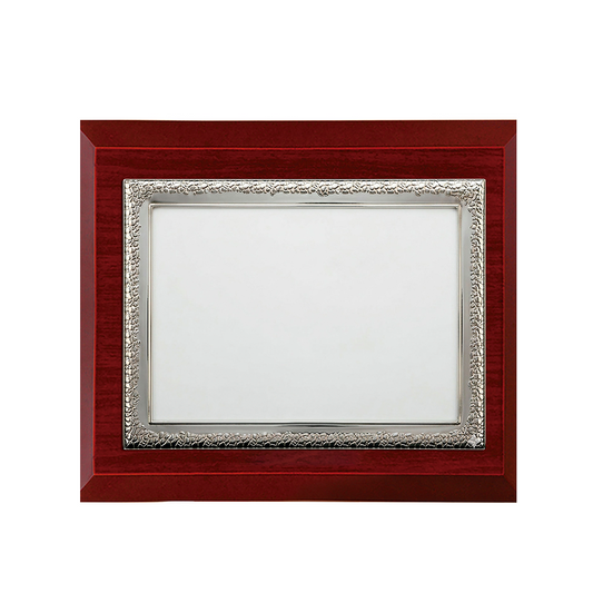 Placa de Madera con Marco Tipo Cuerda Gruesa