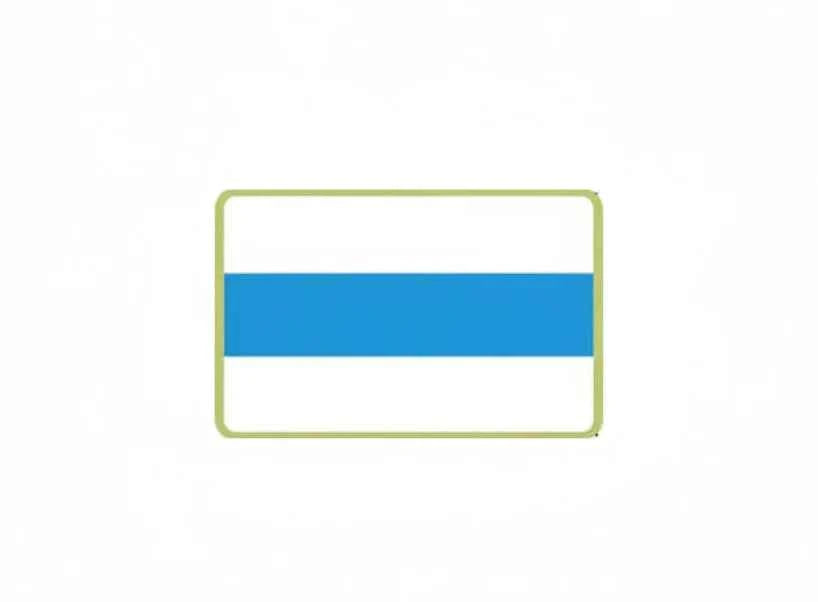 Cinta para medalla blanco-azul-blanco