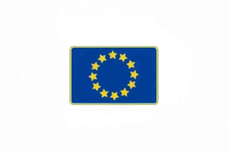 Cinta para medalla bandera de la Unión Europea 2 cm