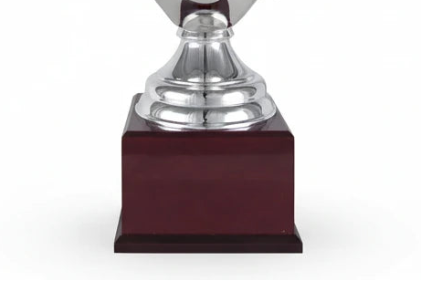 Copa "Champions" Plateada Replica Grande-detalle base