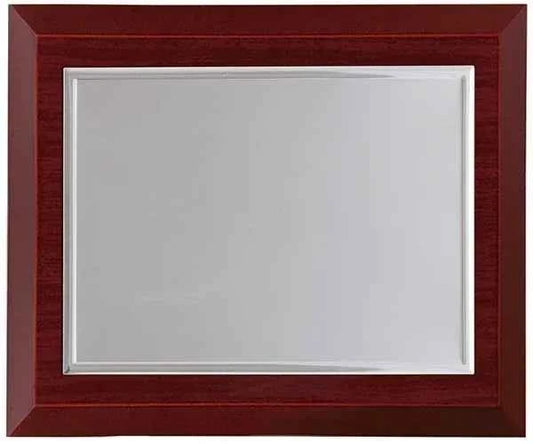 Placa conmemorativa aluminio rectangular lisa