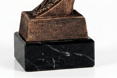 Trofeo Carnaval Máscara Veneciana Verde-detalle base