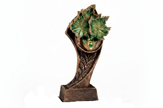 Trofeo Carnaval Máscara Veneciana Verde-1