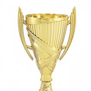 Trofeo Copa Dorada con Relieve en Espiral-detalle