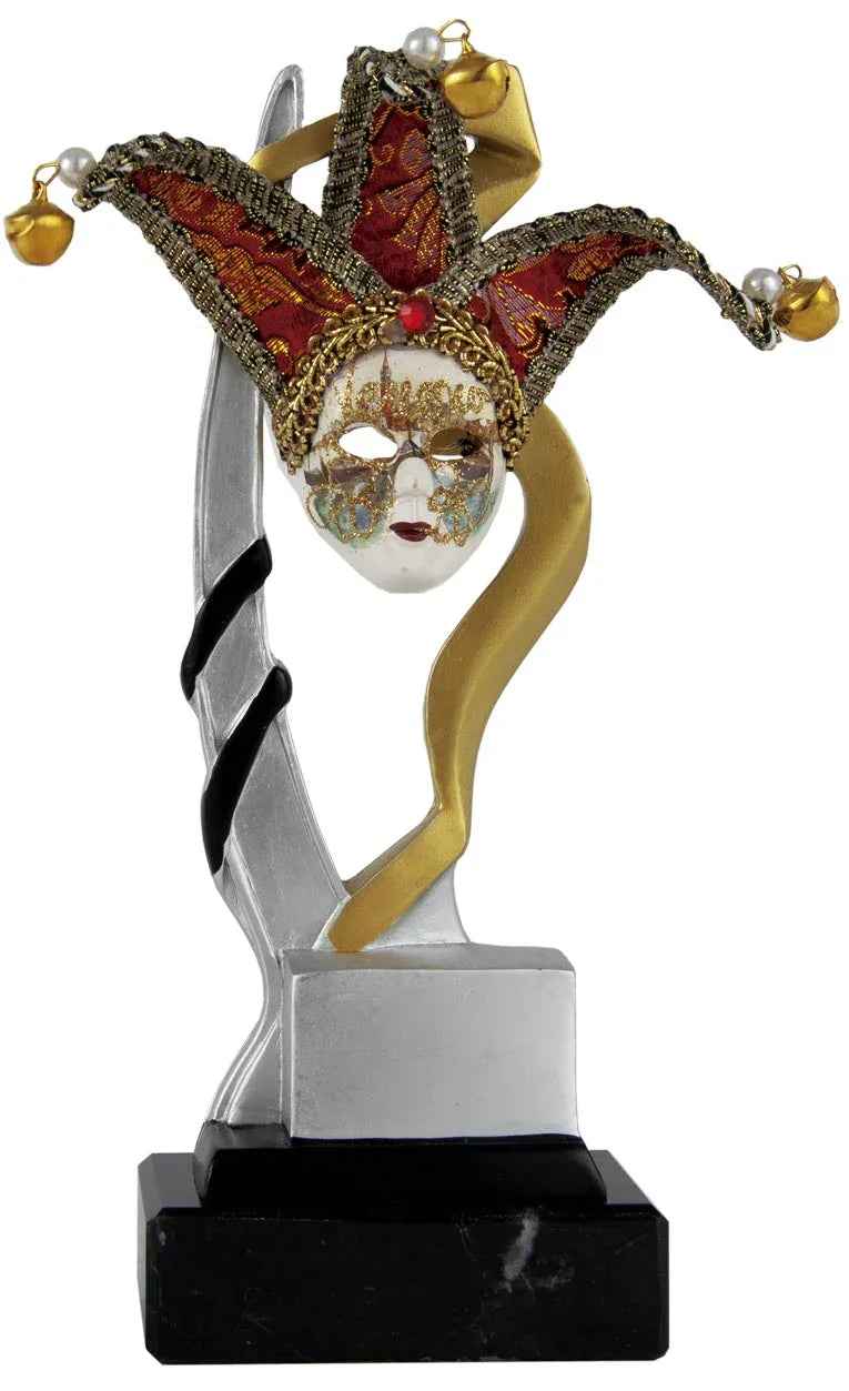 Trofeo Carnaval Bufón con Máscara Veneciana