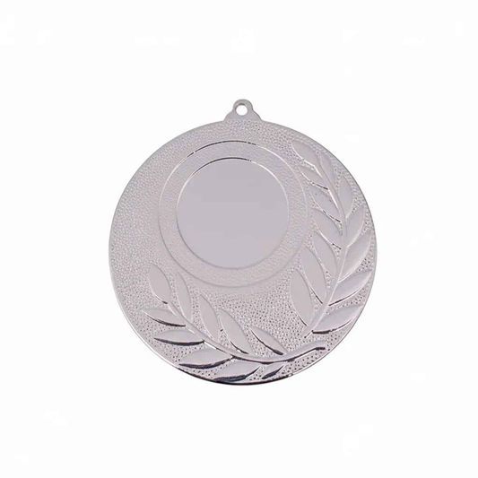 Medalla Metal Diseño Laurel 60mm