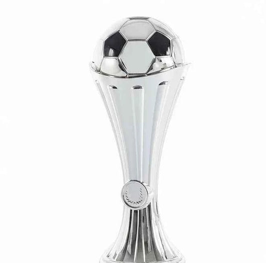 Trofeo Copa Fútbol Balón Plateado