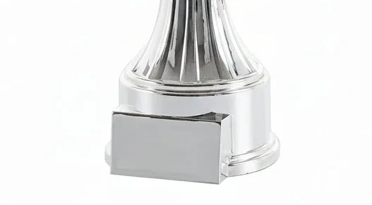 Trofeo Copa Fútbol Balón Plateado - TROFEOS ROBLES