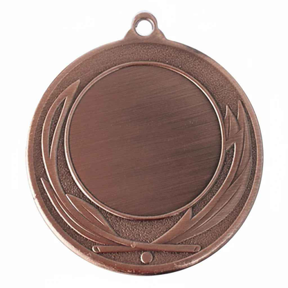 Medalla Metal Diseño Círculos Concéntricos 50mm