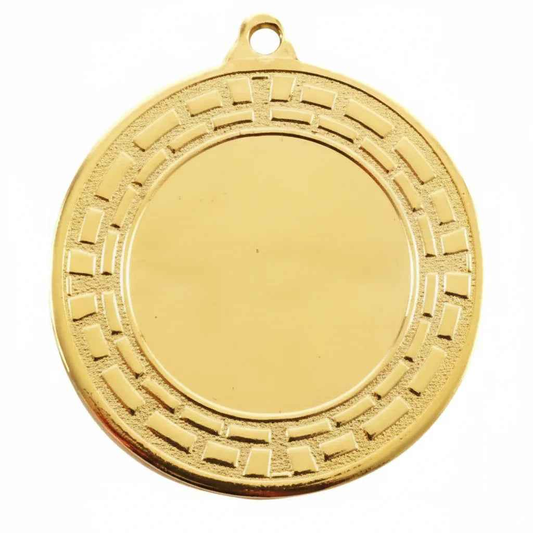 Medalla Metal Diseño Grecas 50mm