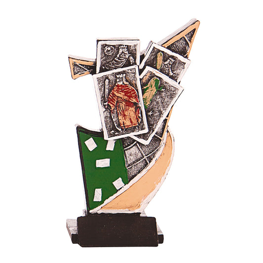 Trofeo Deportivo Escultural De Cartas Linea Victoria