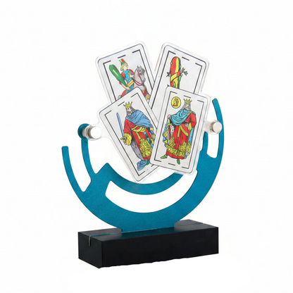 Trofeo Manos con Cartas Españolas Bronce