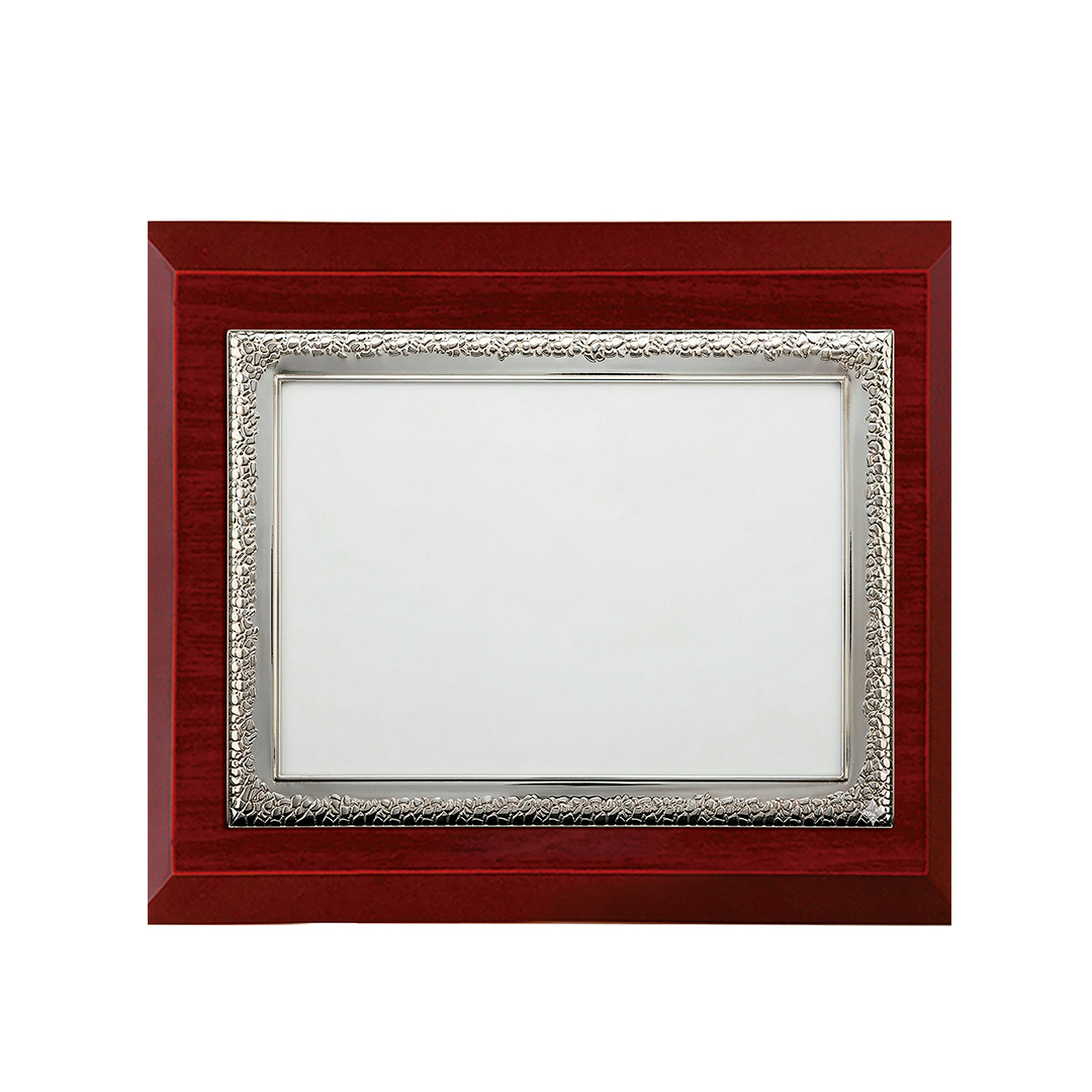 Placa de Madera con Marco Tipo Cuerda Gruesa