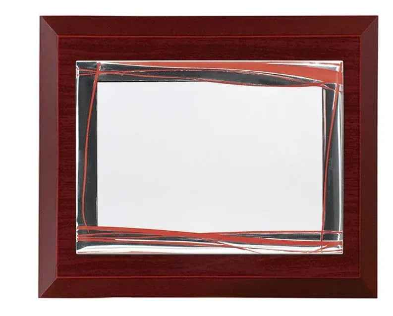 Placa conmemorativa marco tricolor