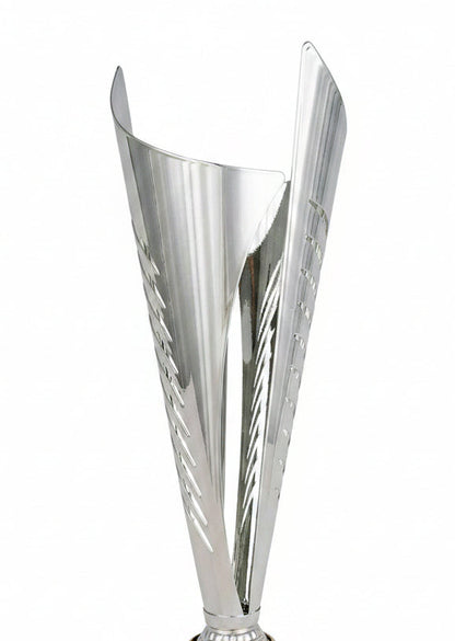 Copa Clásica Plateada Cáliz con Grabado en Espiga-detalle