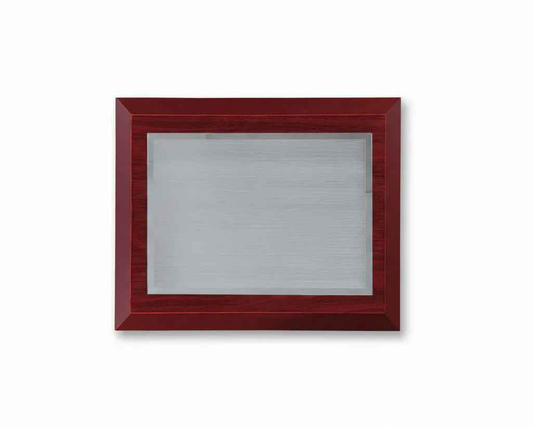 Placa conmemorativa aluminio cepillado