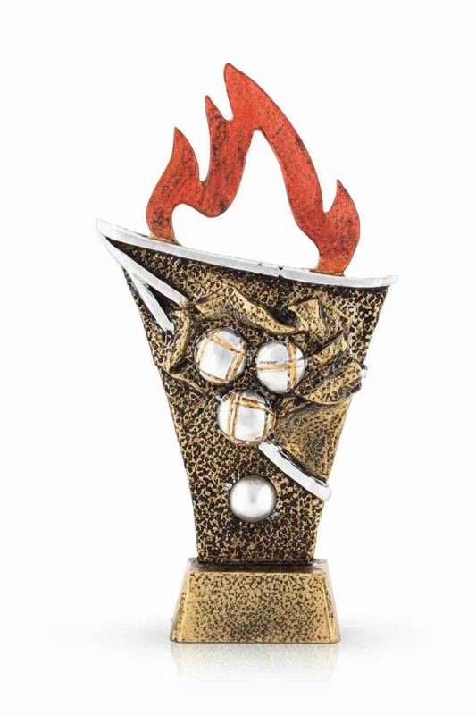 Trofeo Petanca con Llamas