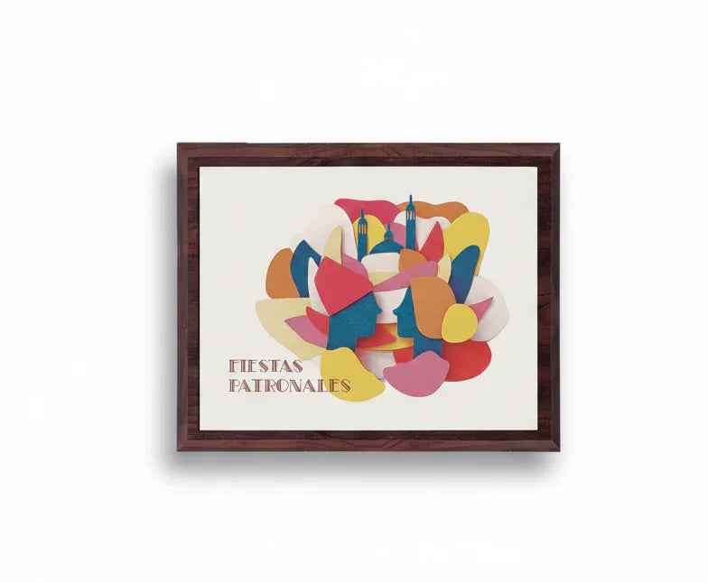 Placa conmemorativa blanca diseño personalizado