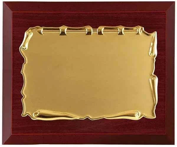Placa Pergamino Oro Premium