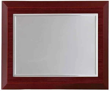 Placa conmemorativa aluminio rectangular lisa