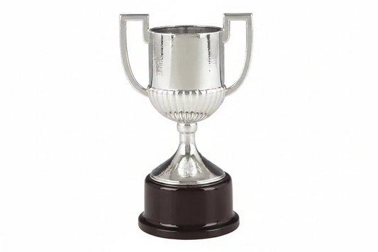 Trofeo Copa Rey Plateada Réplica - TROFEOS ROBLES 
