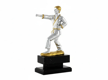 Trofeo Kárate Plateado y Dorado - TROFEOS ROBLES 