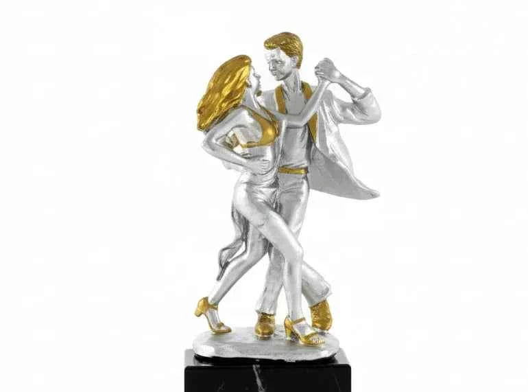 Trofeo Baile Plateado y Dorado