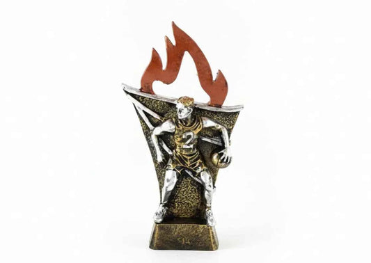 Trofeo Baloncesto con Llamas