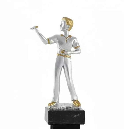 Trofeo Dardos Plateado y Dorado
