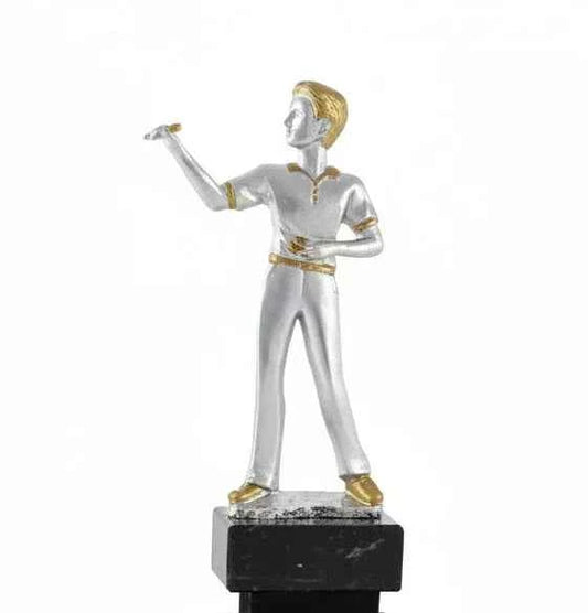 Trofeo Dardos Plateado y Dorado