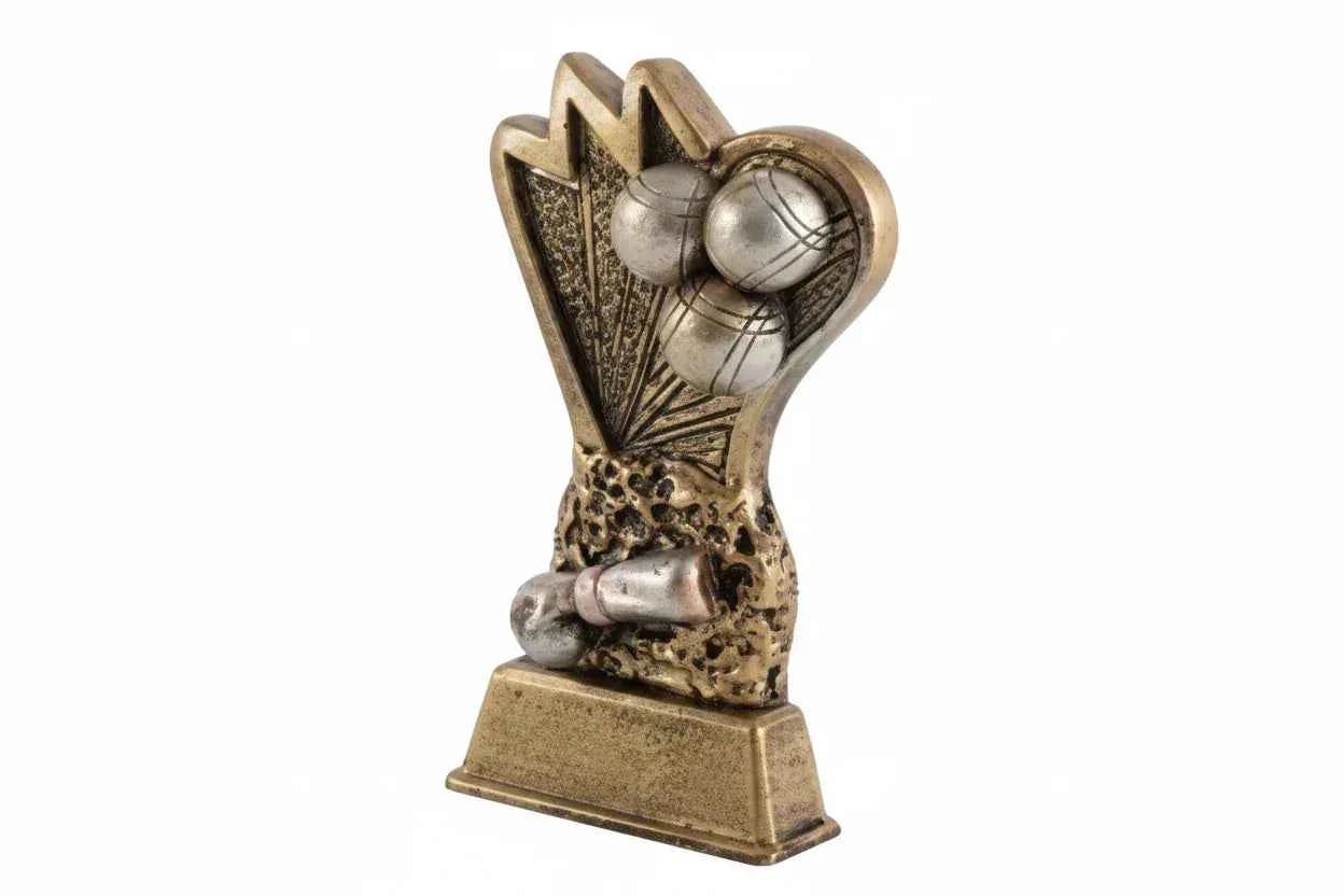 Trofeo Petanca en Resina