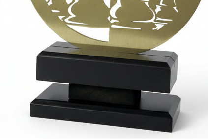 Trofeo Ajedrez Metal-detalle base