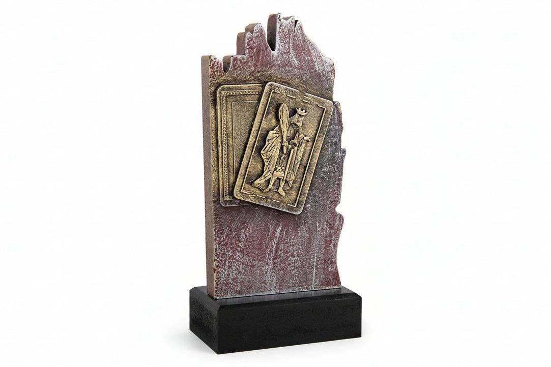 Trofeo Cartas Relieve-Trofeos Robles