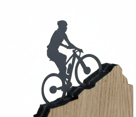 Trofeo Ciclismo Metal-detalle