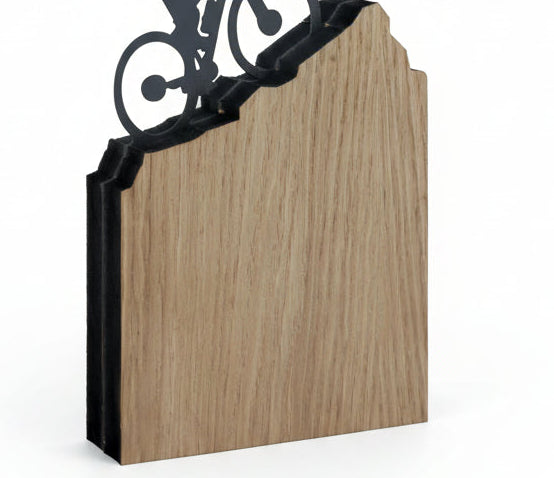 Trofeo Ciclismo Metal-detalle base