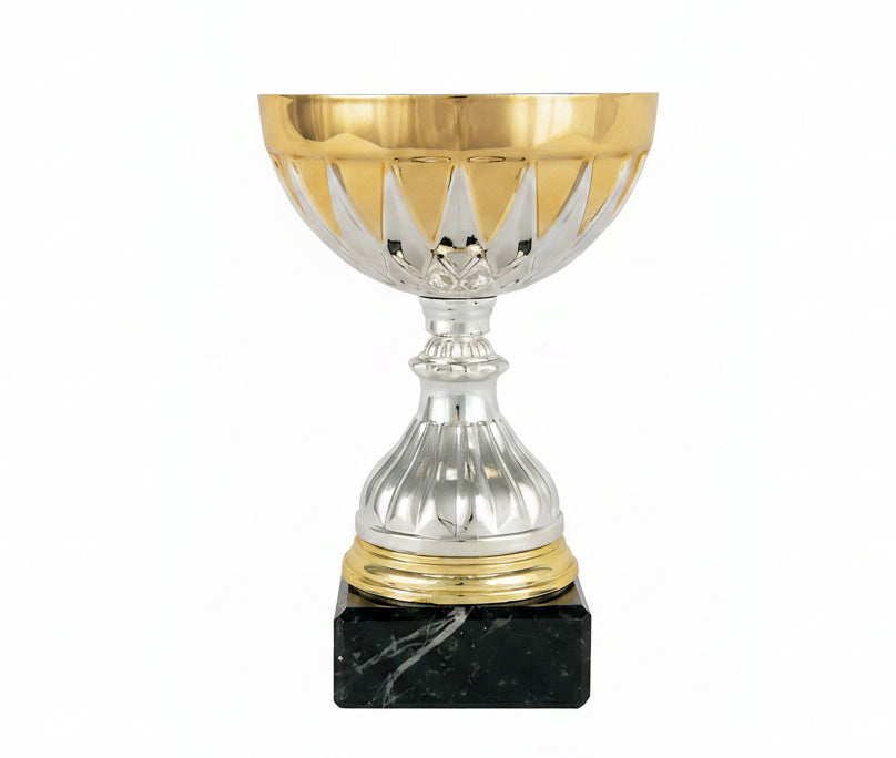 Trofeo Copa Combinada Oro y Plata con Interior Calado-Trofeos Robles