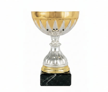 Trofeo Copa Combinada Oro y Plata con Interior Calado-Trofeos Robles