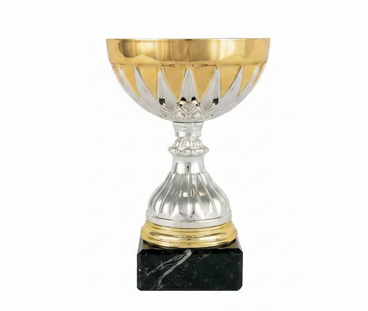 Trofeo Copa Combinada Oro y Plata con Interior Calado-Trofeos Robles