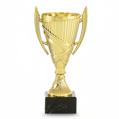 Trofeo Copa Dorada con Relieve en Espiral-Trofeos Robles