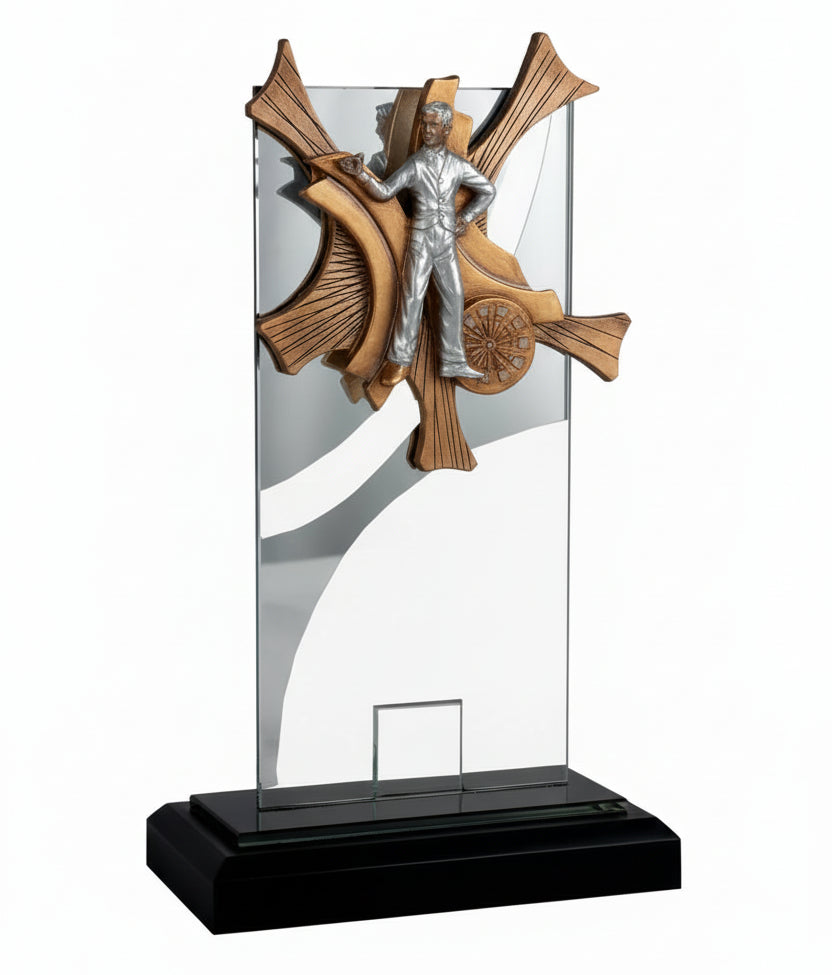 Trofeo Dardos Cristal Espejo-Trofeos Robles