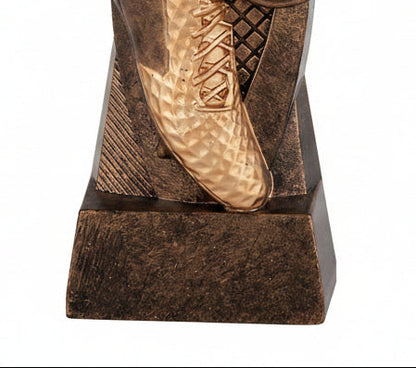 Trofeo Equipación Bronce con Camiseta y Bota-detalle base