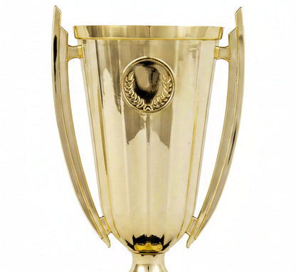Trofeo Gran Copa Dorada con Medallón de Laurel-detalle