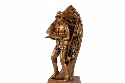 Trofeo Pescador Bronce-detalle