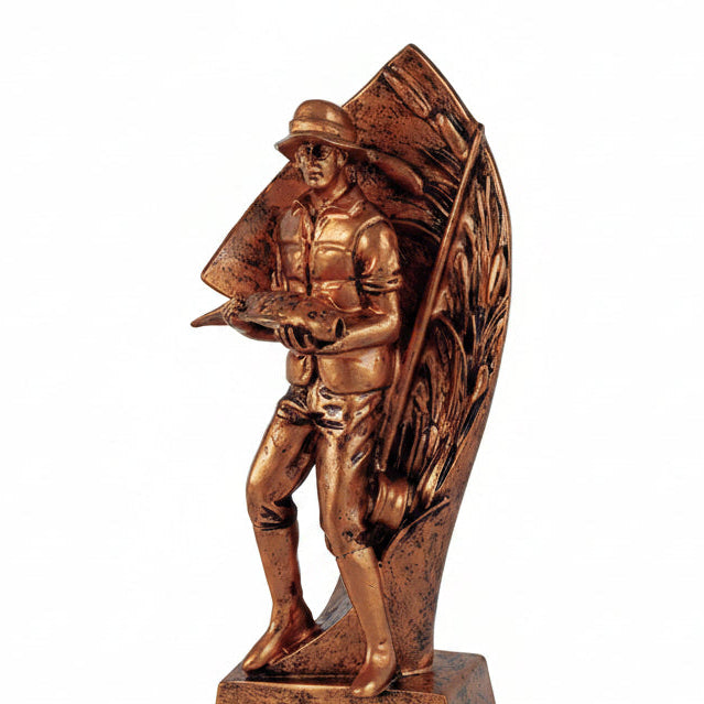 Trofeo Pescador Bronce-detalle