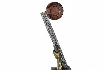 Trofeo Tiro al Plato Escopeta-detalle