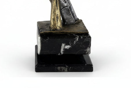 Trofeo Tiro al Plato Escopeta-detalle base