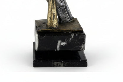 Trofeo Tiro al Plato Escopeta-detalle base