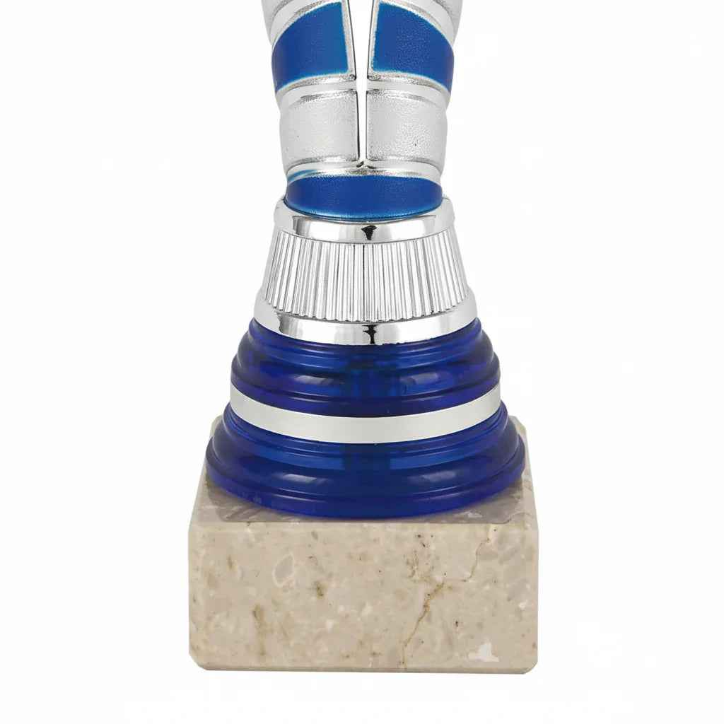 Trofeo Copa Atlántico con Rayas Azules y Plateadas - Participación