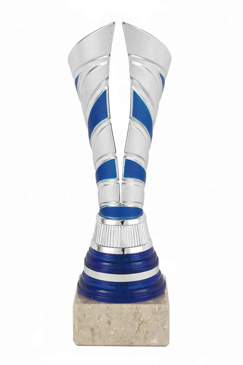 Trofeo Copa Atlántico con Rayas Azules y Plateadas - Participación