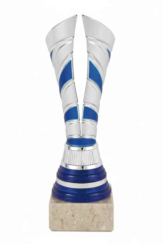 Trofeo Copa Atlántico con Rayas Azules y Plateadas - Participación